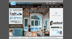 Desktop Screenshot of pcwindowsanddoors.com