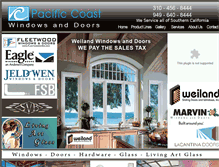 Tablet Screenshot of pcwindowsanddoors.com